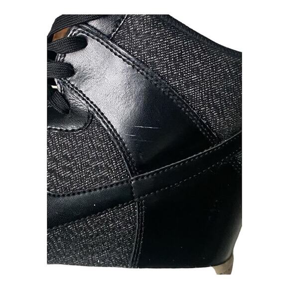 Nike Dunk Sky Hi Womens Black Size US 8 Lace Up Hidden Wedge Sneakers 2014 - Picture 10 of 11